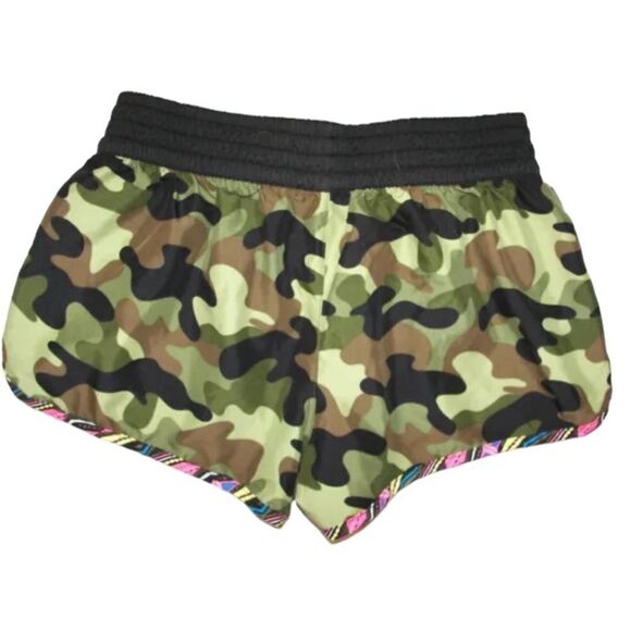 OP pacific, camo plus ruffle shorts, size Junior large - Picture 2 of 7